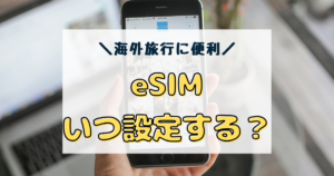 esim いつ 設定